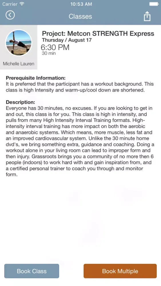 GrassRoots Fitness Project应用截图