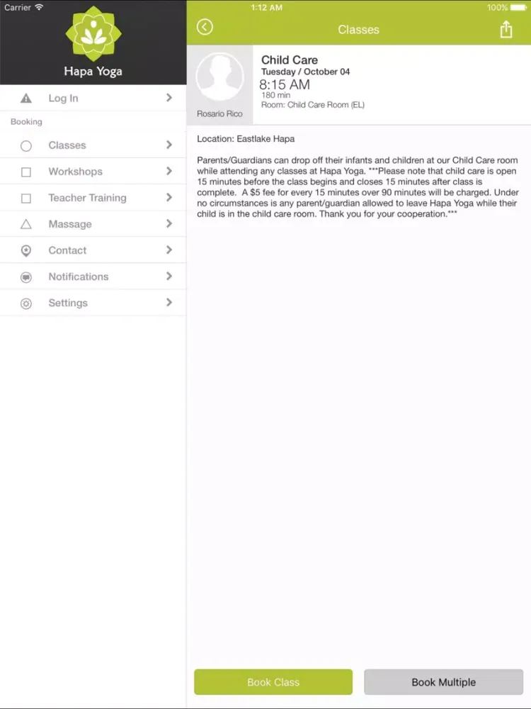 Hapa Yoga iPad  스크린샷