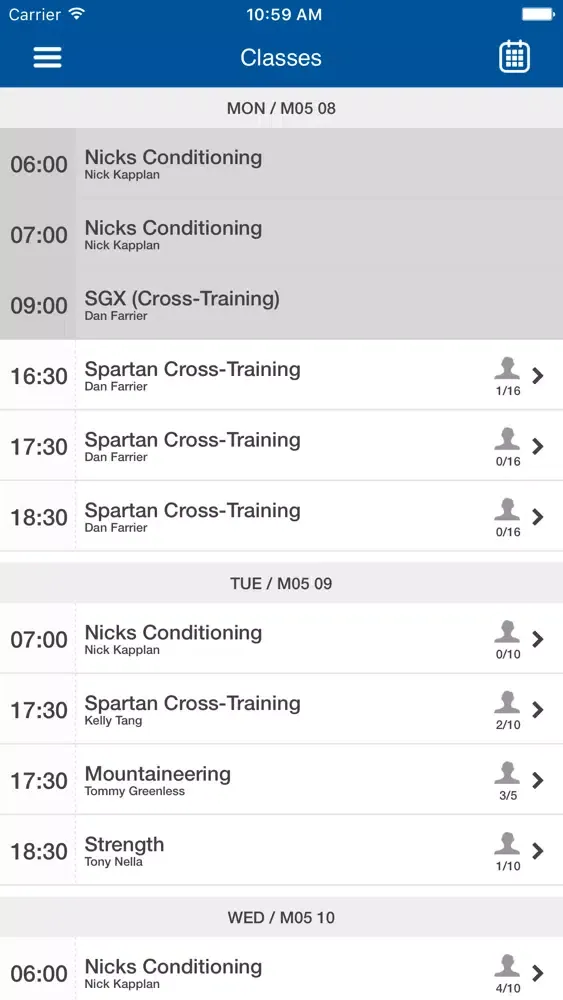 Hawc Gym Ekran Görüntüleri