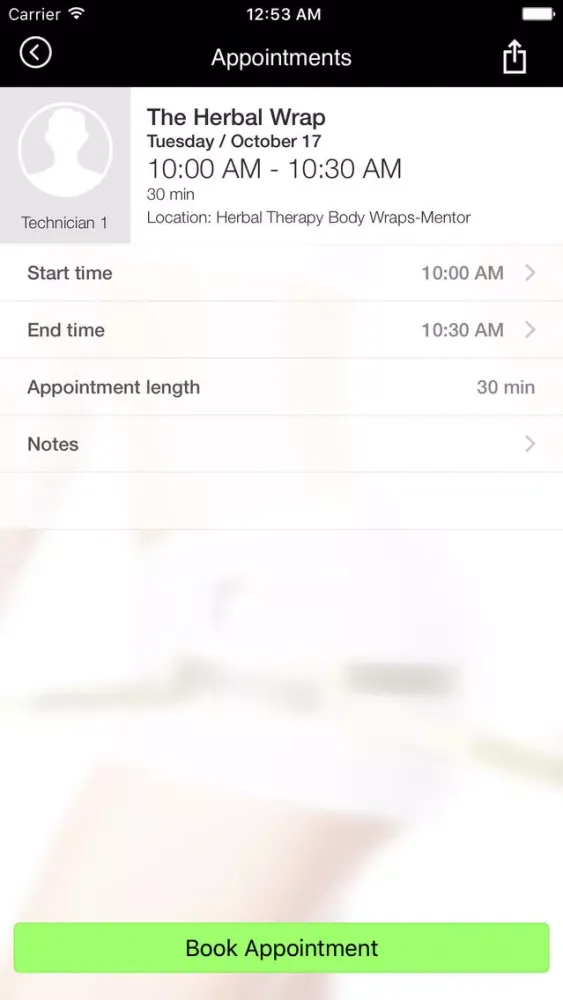 Herbal Therapy Body Wraps स्क्रीनशॉट