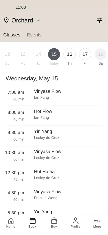 Hom Yoga Screenshots