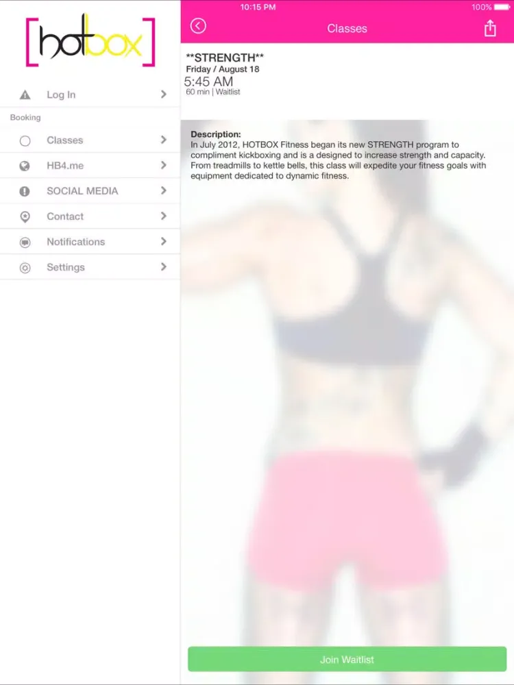 تصاویر HOTBOX Fitness iPad 