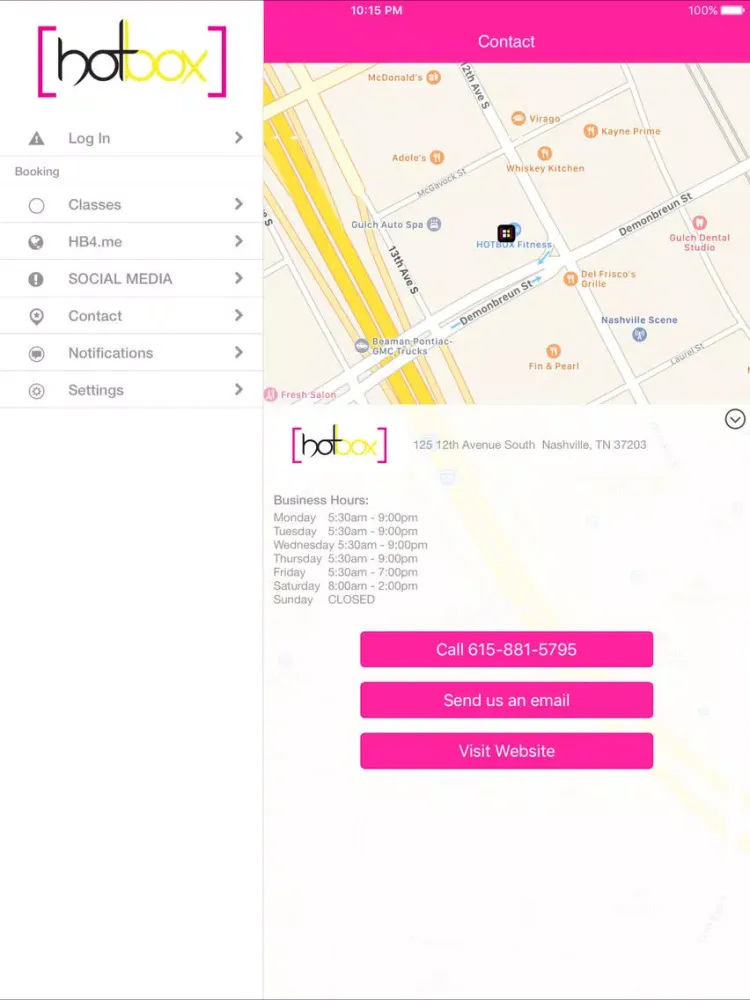تصاویر HOTBOX Fitness iPad 