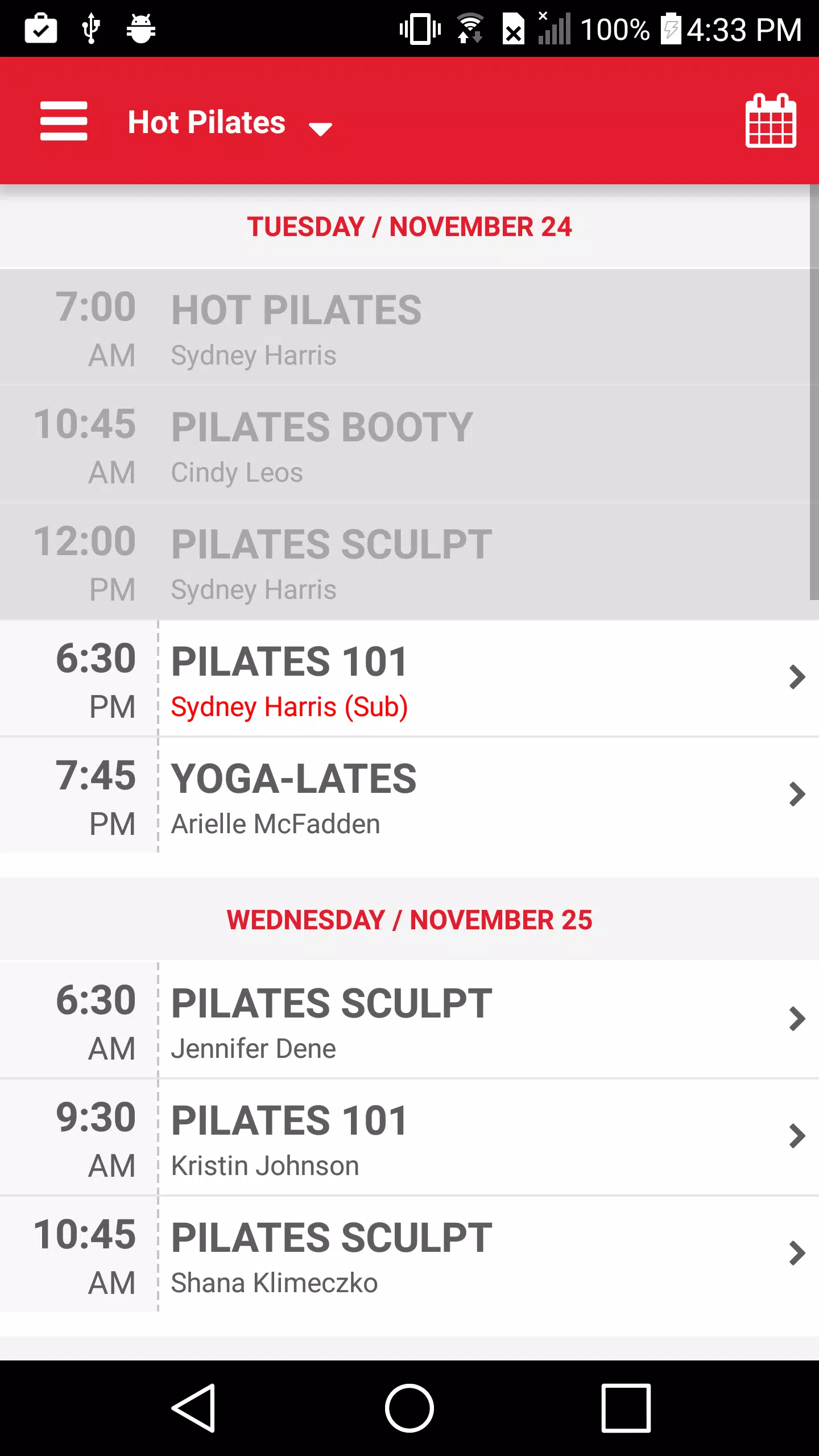 Hot Pilates Screenshots