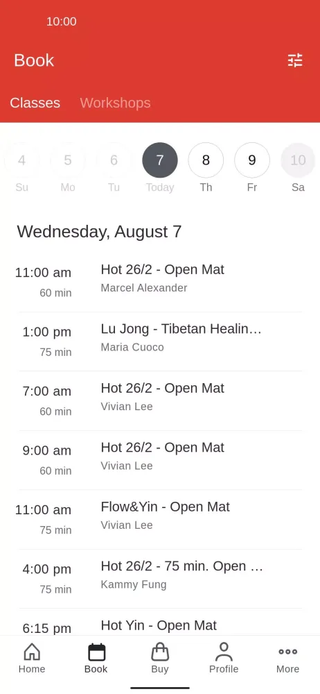 Tangkapan layar Hot Yoga 4 You Rego Park