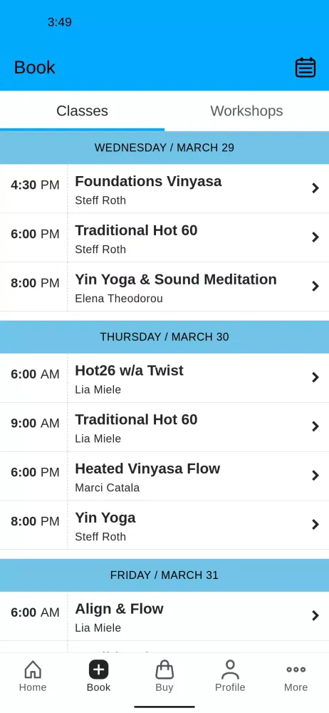 Hot Yoga 4 You RVC应用截图