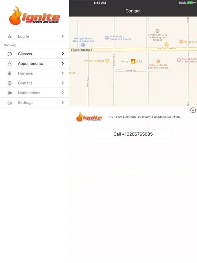 Ignite Sports and Fitness iPad 应用截图
