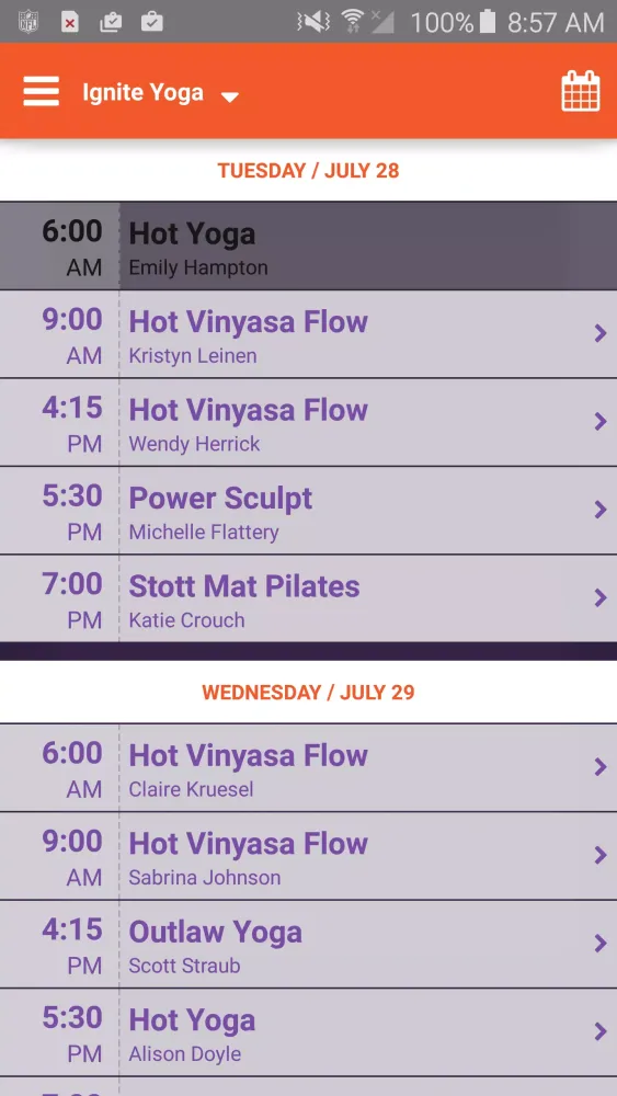 Ignite Yoga Screenshots