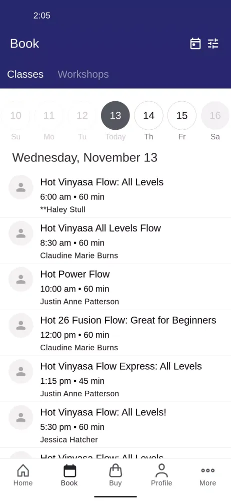 Indigo Hot Yoga Center Screenshots