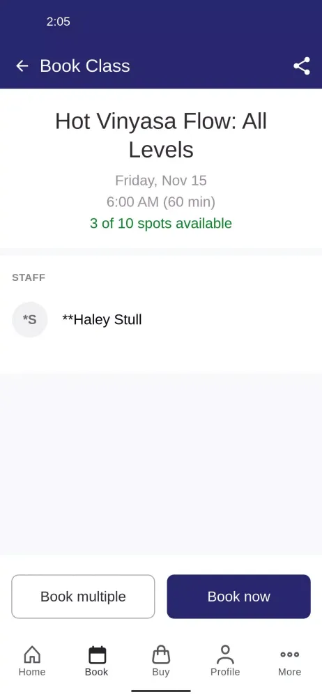 Indigo Hot Yoga Center Screenshots