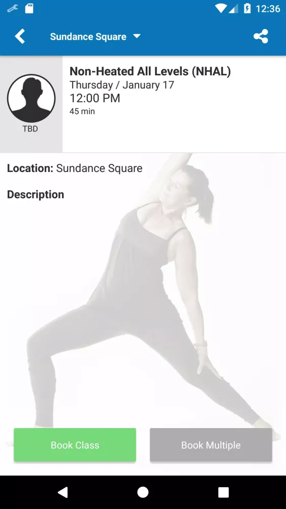 Tangkapan layar My Indigo Yoga