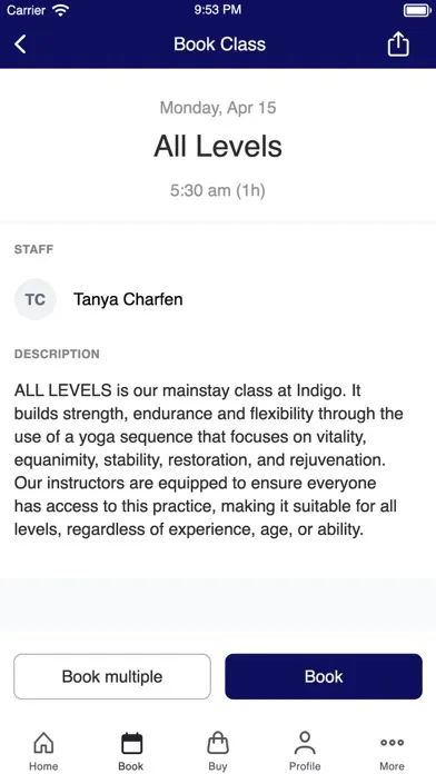 My Indigo Yoga स्क्रीनशॉट