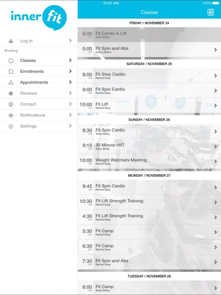 Скриншоты Inner Fit Studios iPad 