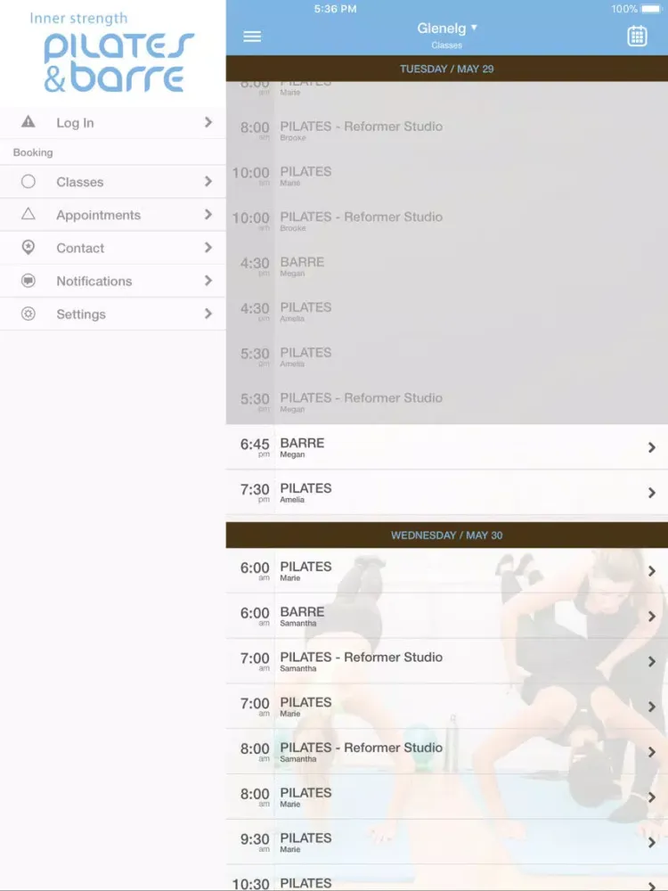 Screenshot di Inner Strength Pilates & Barre iPad 