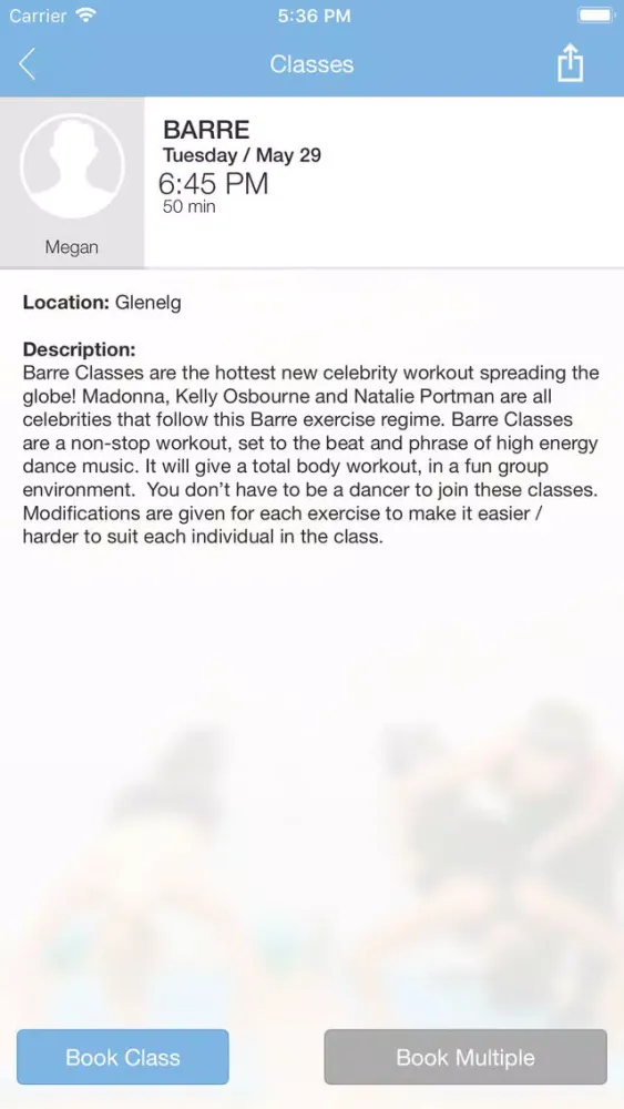 Screenshot di Inner Strength Pilates & Barre
