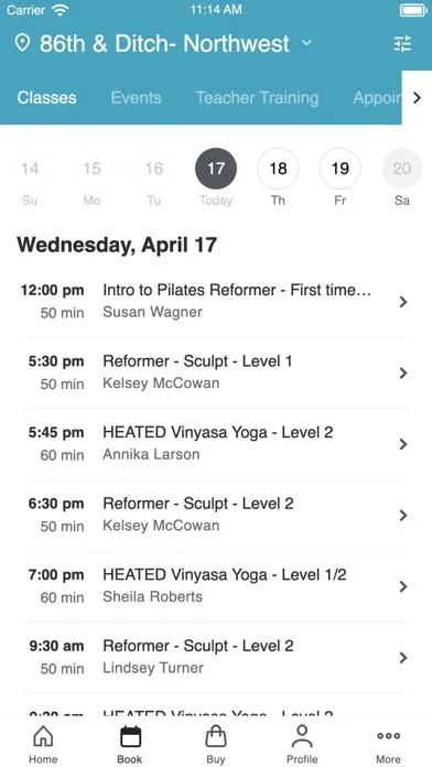 Скриншоты Invoke Yoga and Pilates