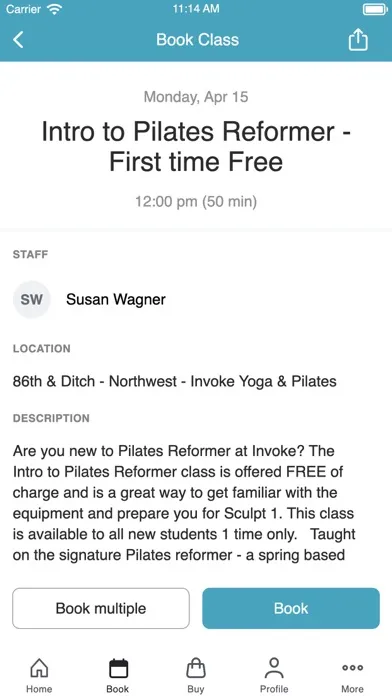 Скриншоты Invoke Yoga and Pilates