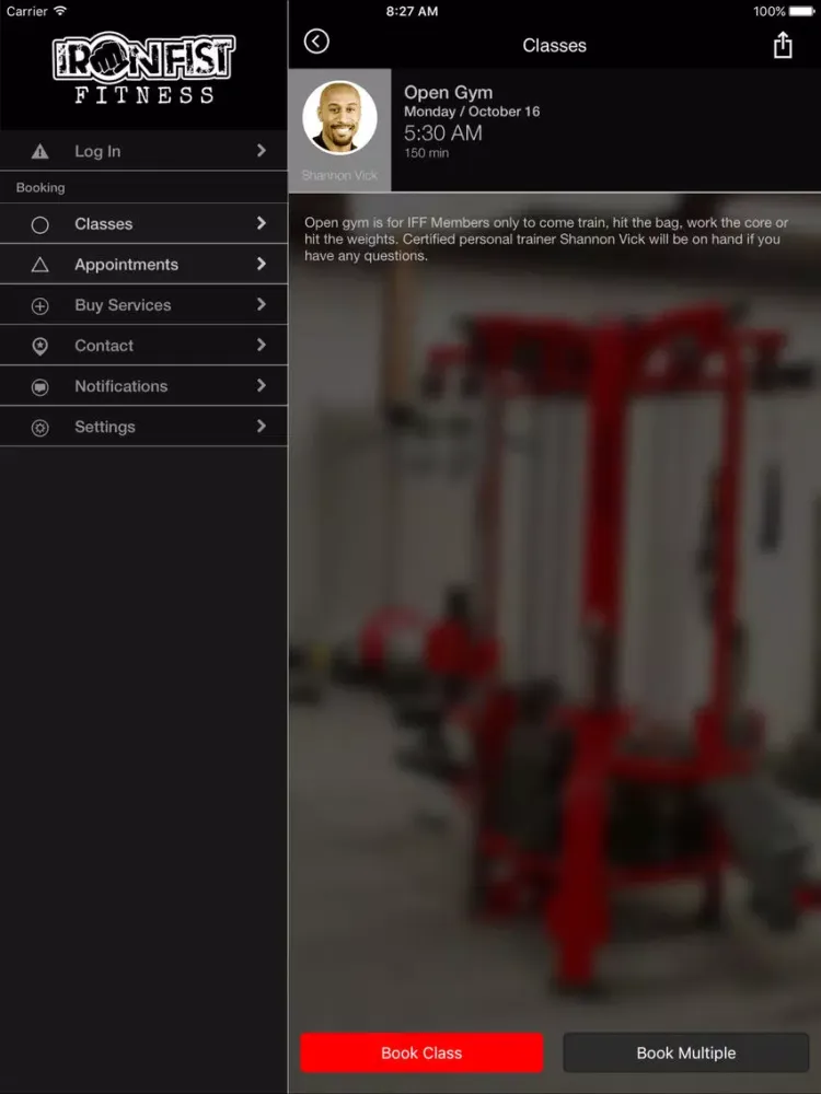 Captures d'écran de Iron Fist Fitness iPad 