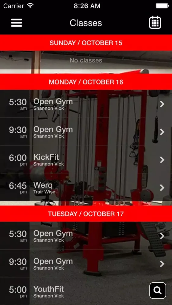 Captures d'écran de Iron Fist Fitness