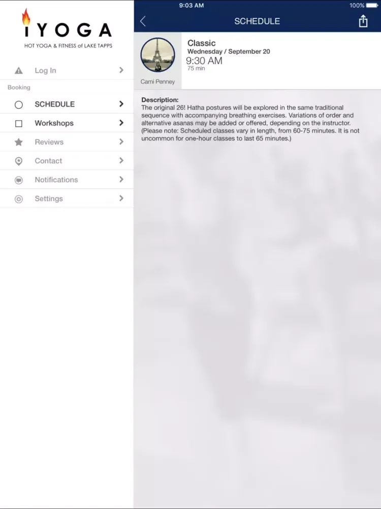 Скриншоты iYOGA Hot Studios iPad 