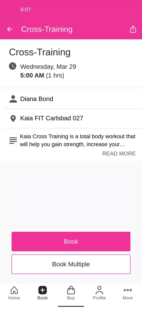 Ảnh chụp màn hình của Kaia FIT Corp