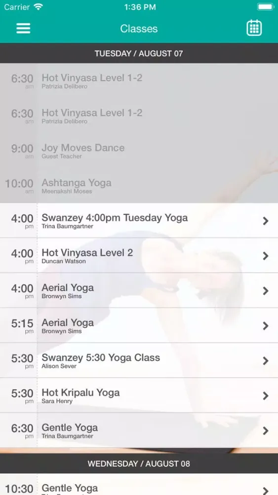 Keene Yoga Center سکرین شاٹس