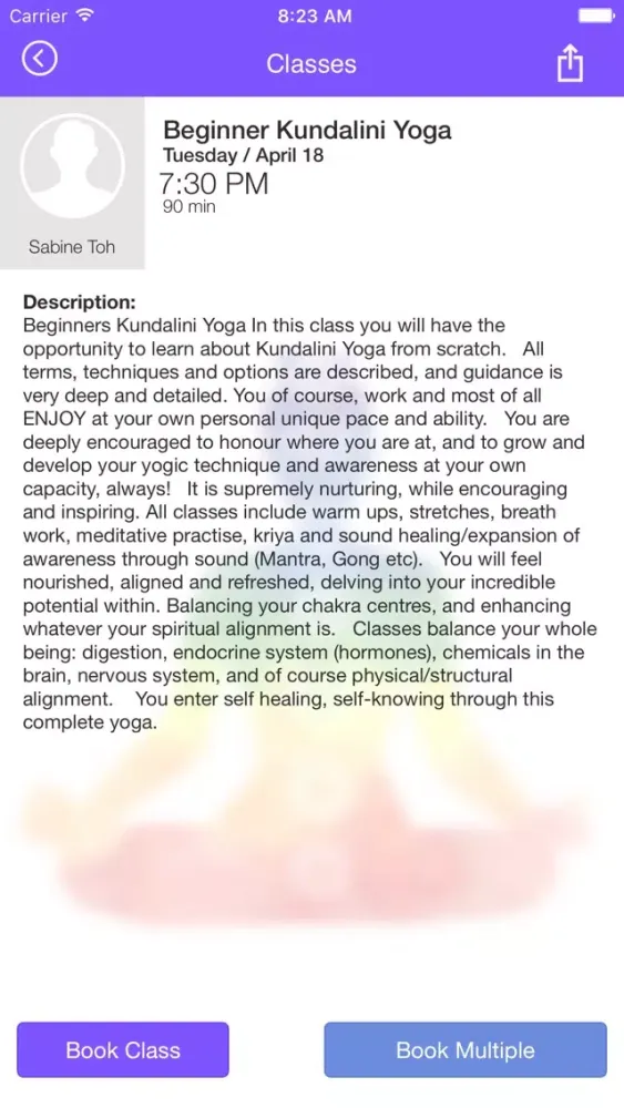 Kundalini Studio 스크린샷