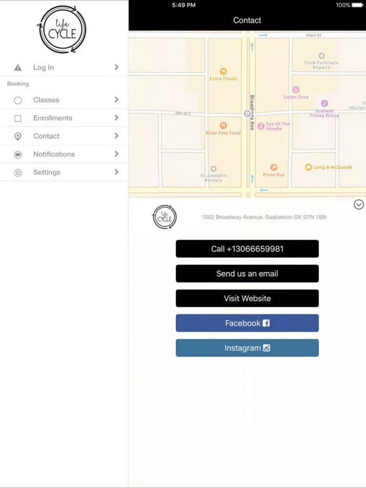 lifeCYCLE Spin Studio iPad  স্ক্রিনশট