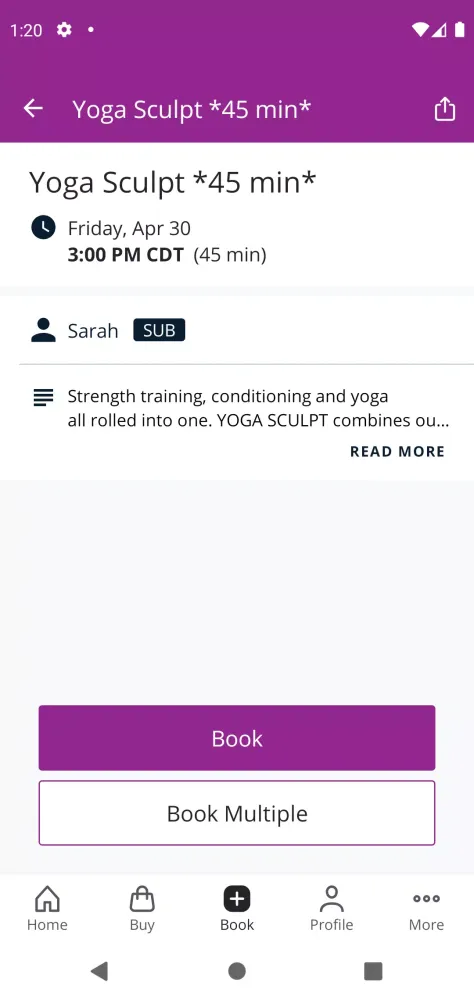 Capturas de tela do LIGHT HOUSE Yoga + Fitness