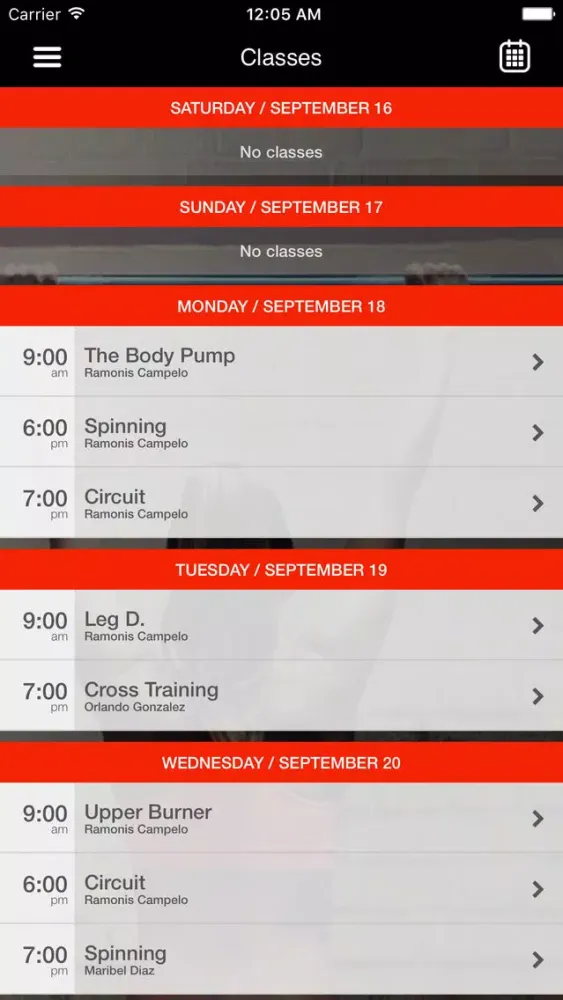 Capturas de tela do Limitless Fitness Training