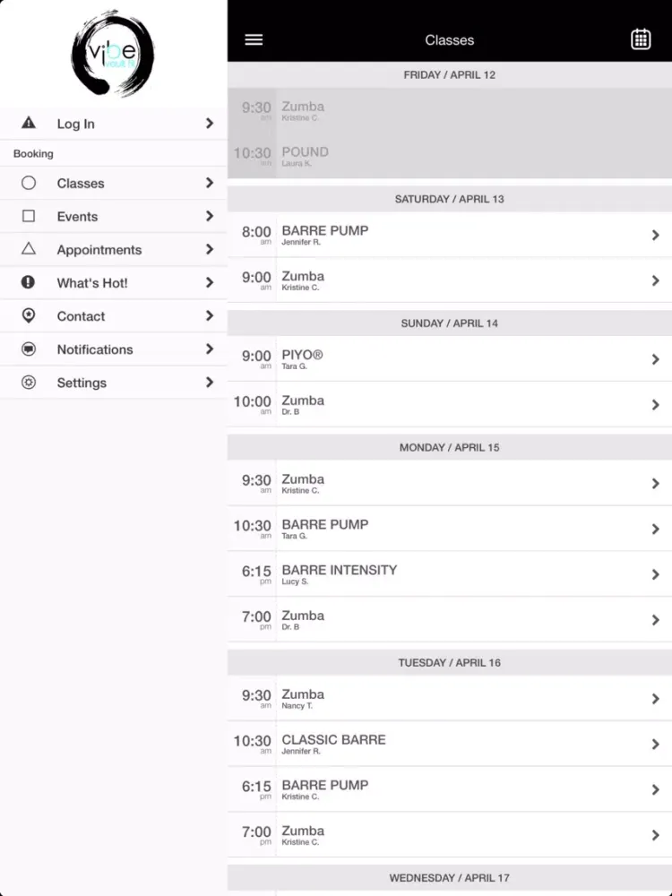 Screenshot di Vibe Vault Fit LLC iPad 