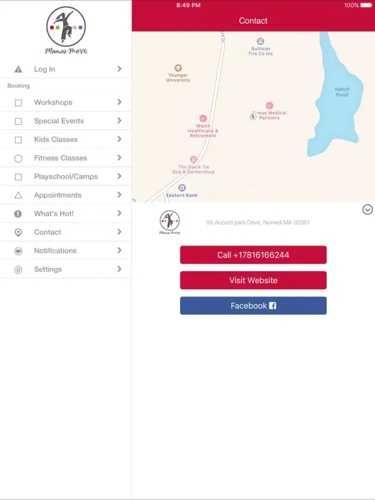 Mamas Move - Norwell iPad  Screenshots
