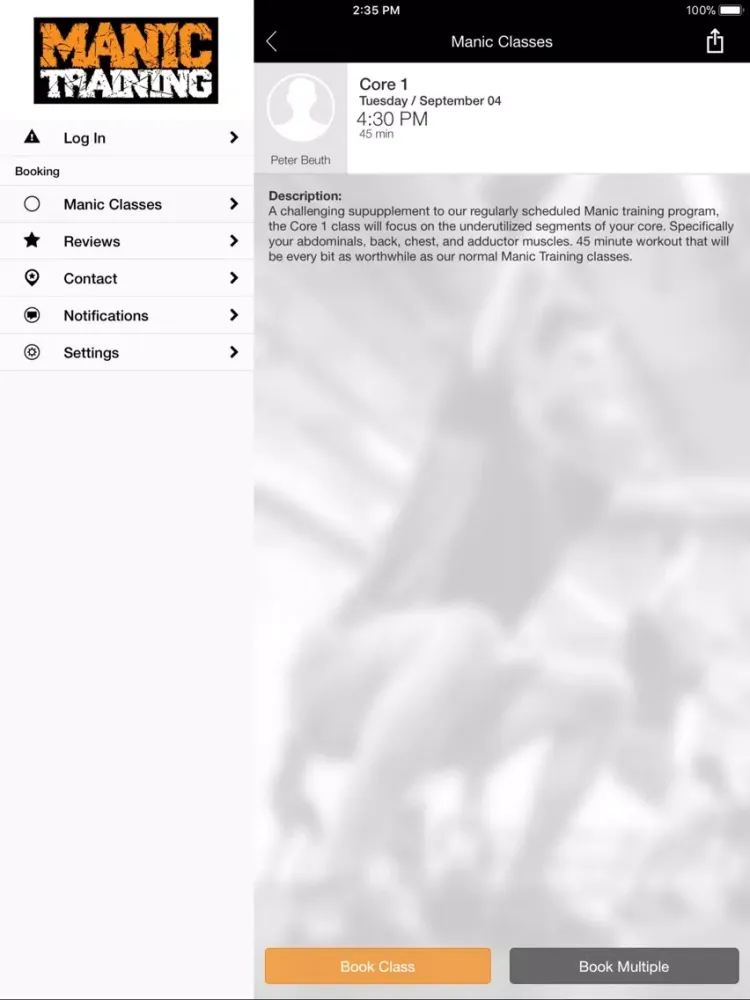 Скриншоты Manic Training iPad 