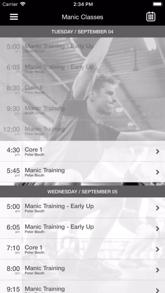 Скриншоты Manic Training