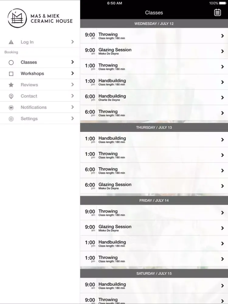 Capturas de pantalla de Mas & Miek Ceramic House iPad 