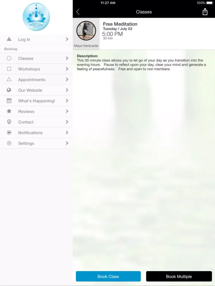 Meredith Whole Living Center iPad  سکرین شاٹس