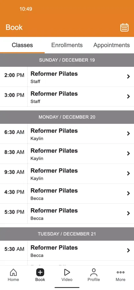 Midtown Pilates Screenshots