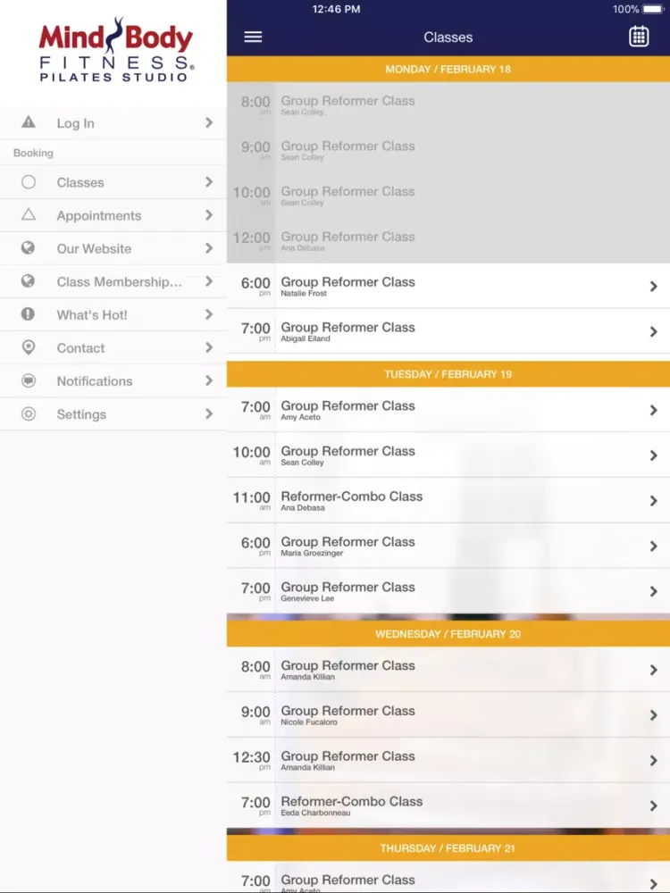 Mind-Body Fitness Pilates iPad 应用截图