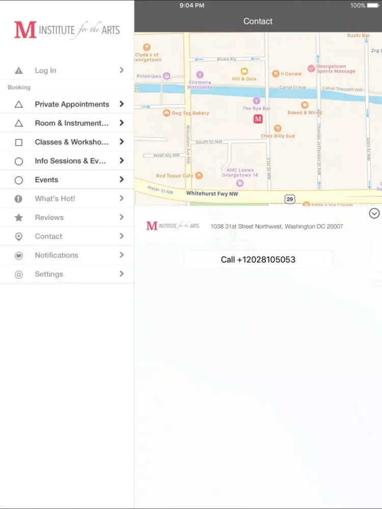 M Institute for the Arts iPad  স্ক্রিনশট