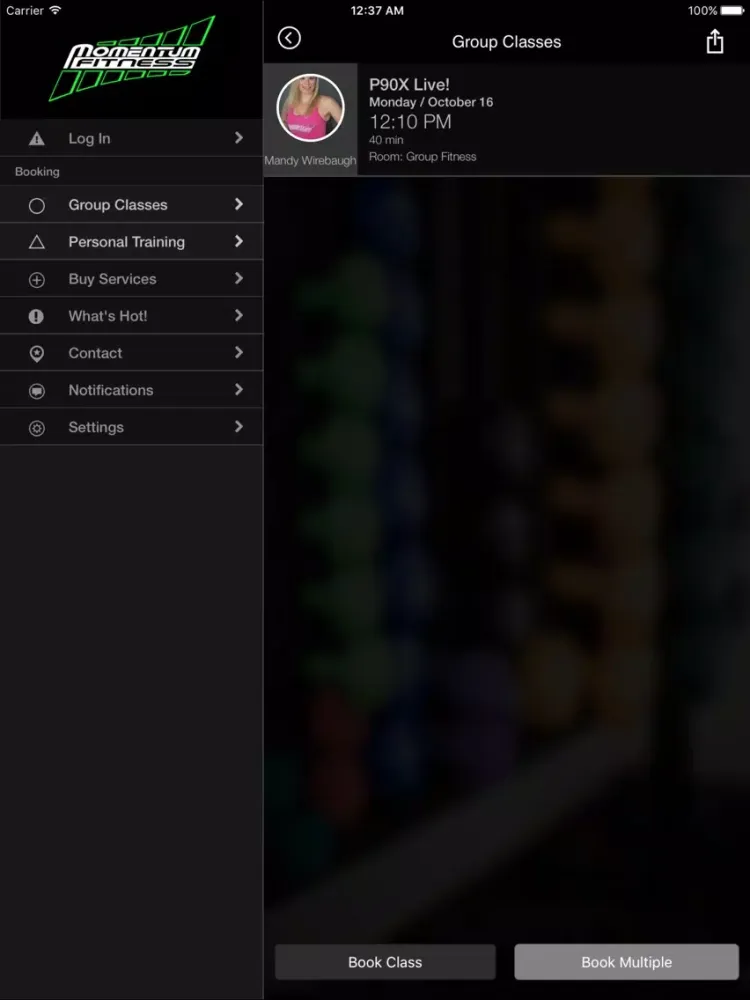 Momentum Fitness Coquille iPad  Ekran Görüntüleri