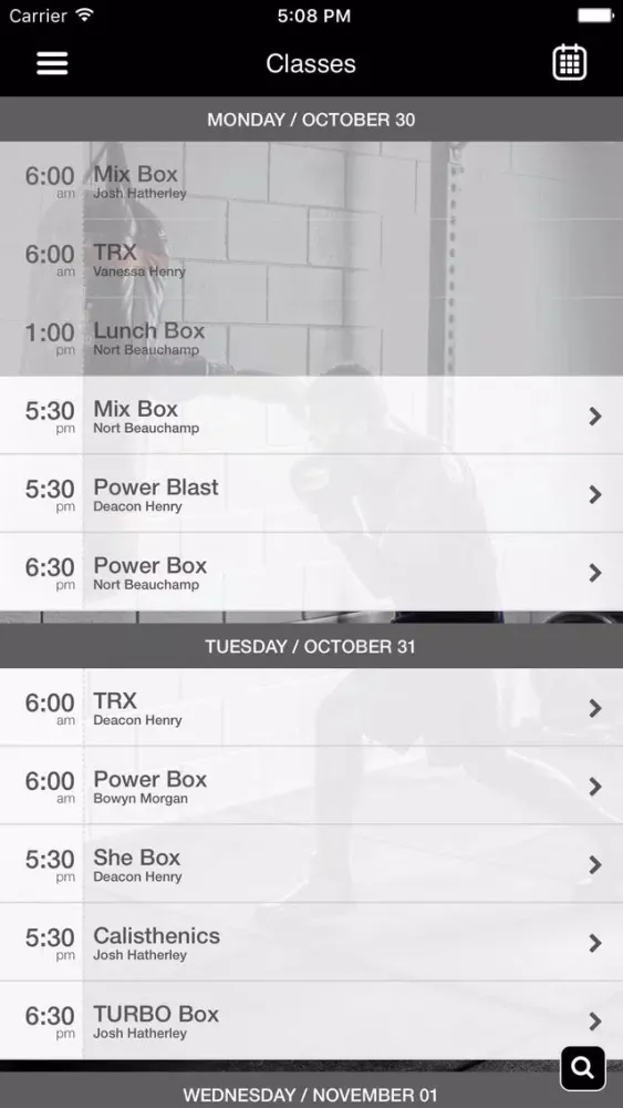 Capturas de tela do 1 More Round Boxing Fitness