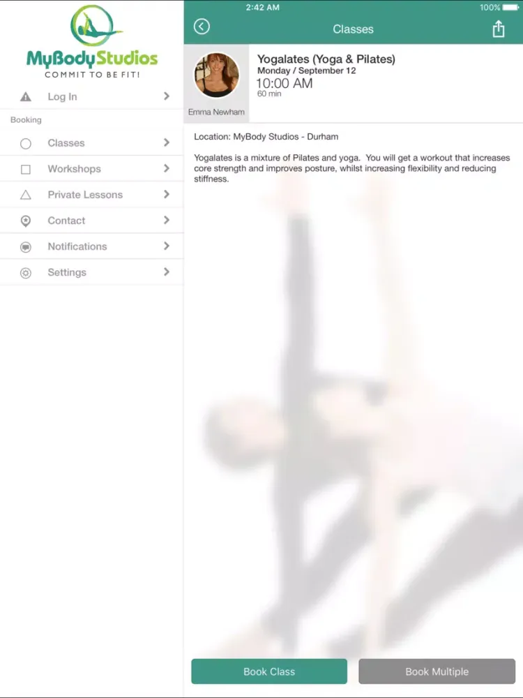 Скриншоты MyBody Studios iPad 