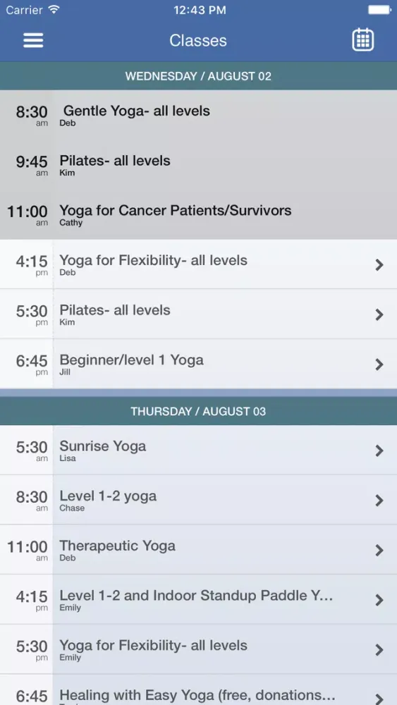 Ảnh chụp màn hình của Now and Zen Yoga Studio
