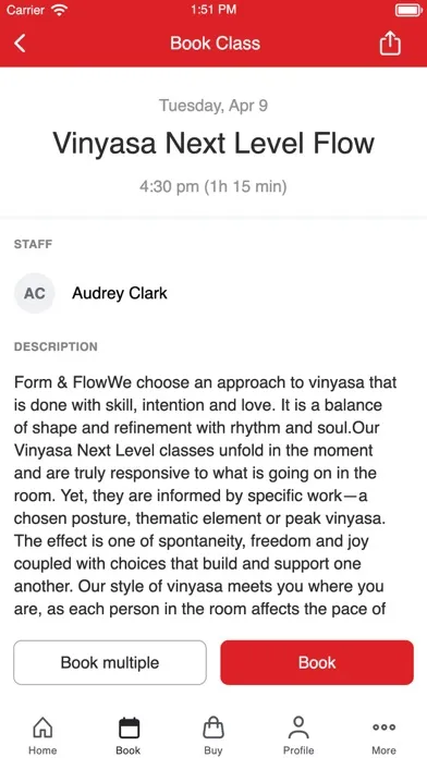 One Flow Yoga Screenshots