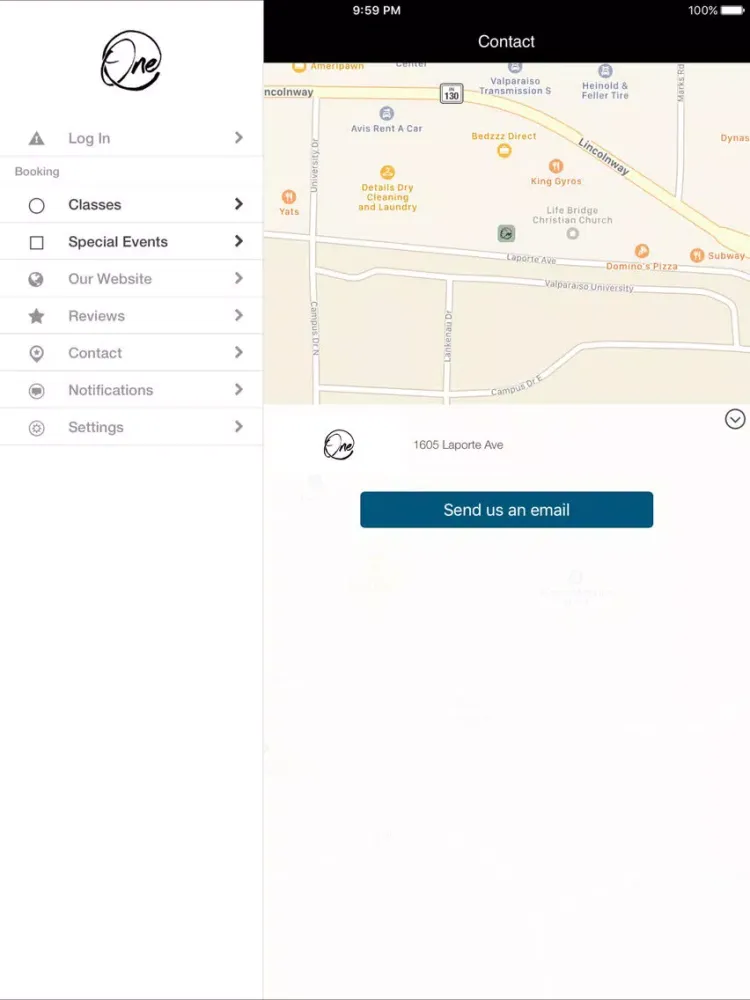 One Valpo iPad  سکرین شاٹس