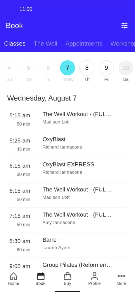 Oxygen Fit Ekran Görüntüleri