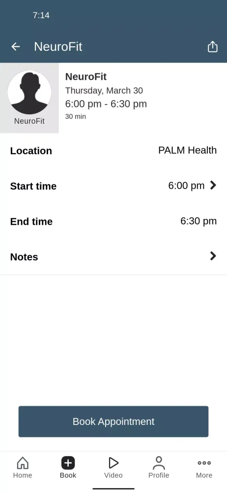 Capturas de pantalla de PALM Health