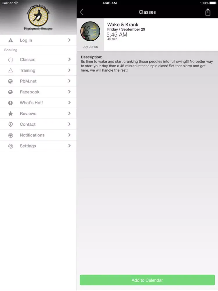 Physiques by Monique iPad  سکرین شاٹس