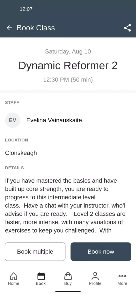 Platinum Pilates Screenshots