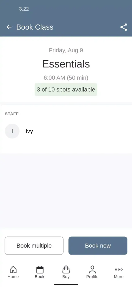 Tangkapan layar Platinum